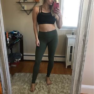 green workout pants